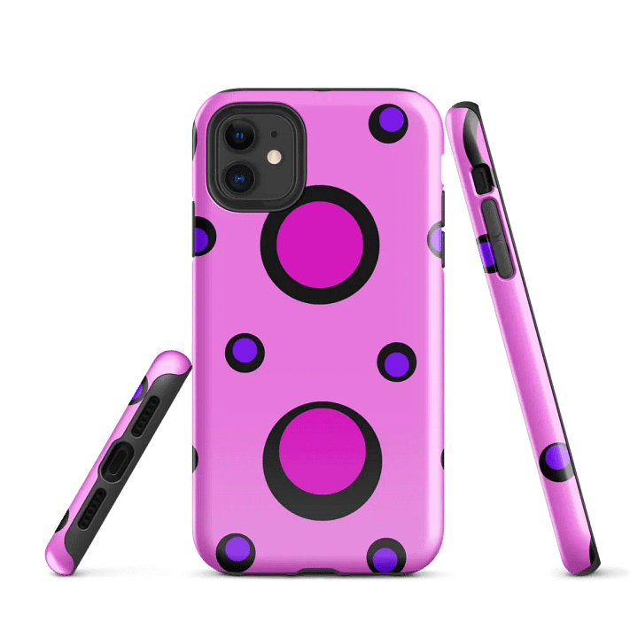 iPhone Case - Pink and Purple Mod Dots Variant product image (1)