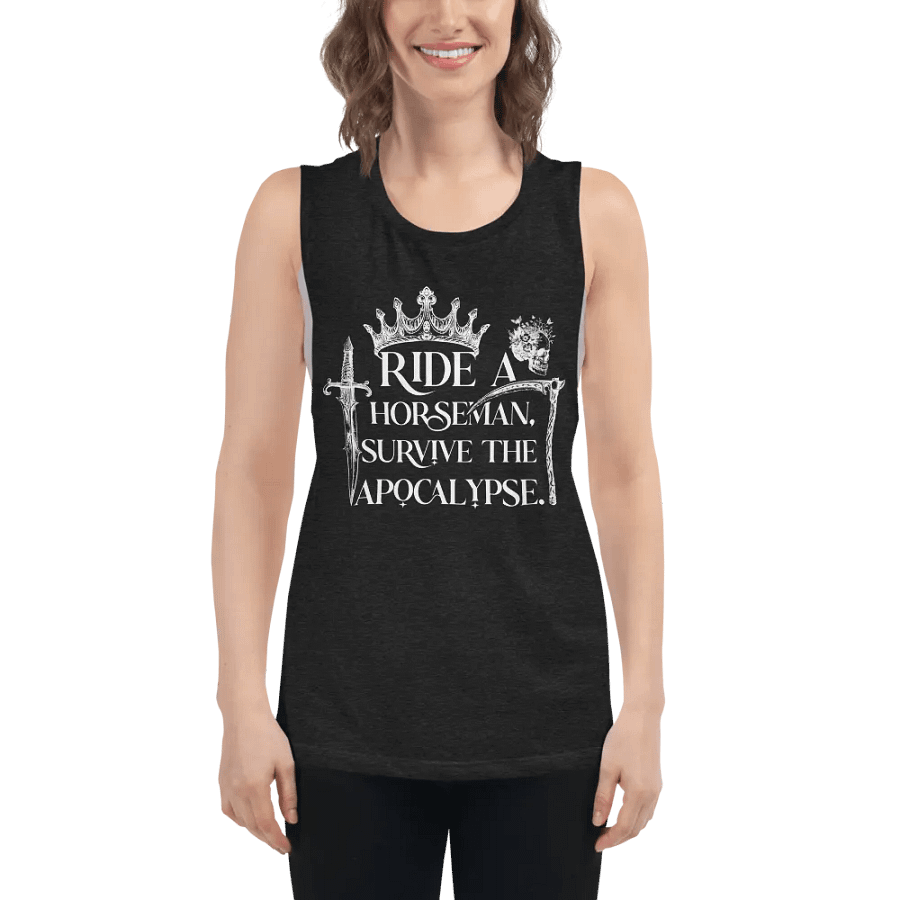 Ride a Horseman Bella+Canvas Women's Flowy Muscle Tank product image (5)