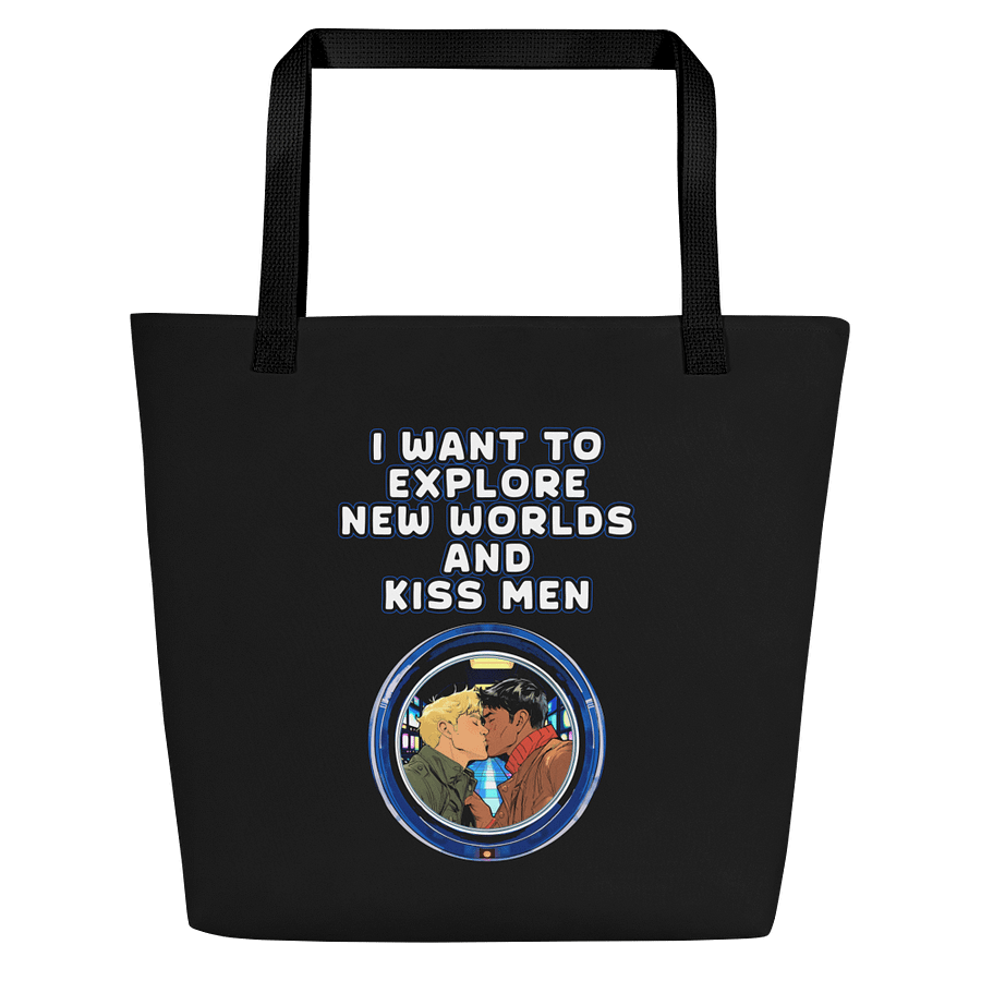 I Want To Explore New Worlds And Kiss Men Tote Bag product image (1)