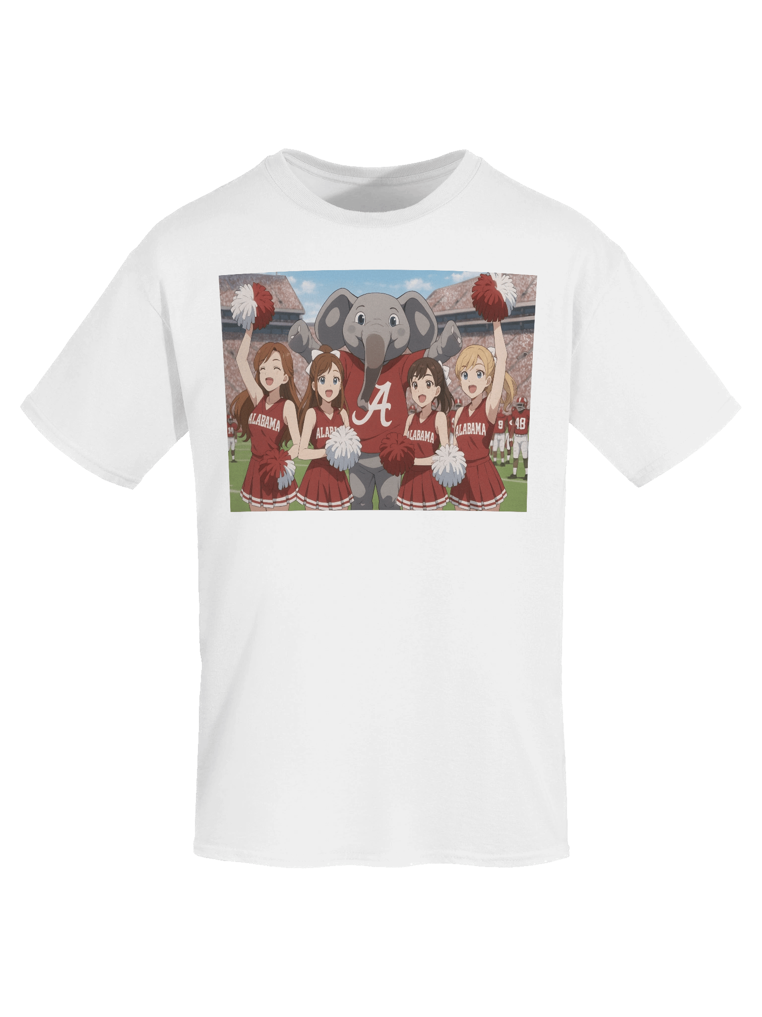 Alabama Cheerleaders Elephant Mascot Tee product image (7)