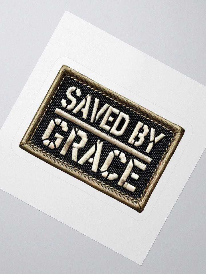 Saved By Grace Patch Sticker product image (3)