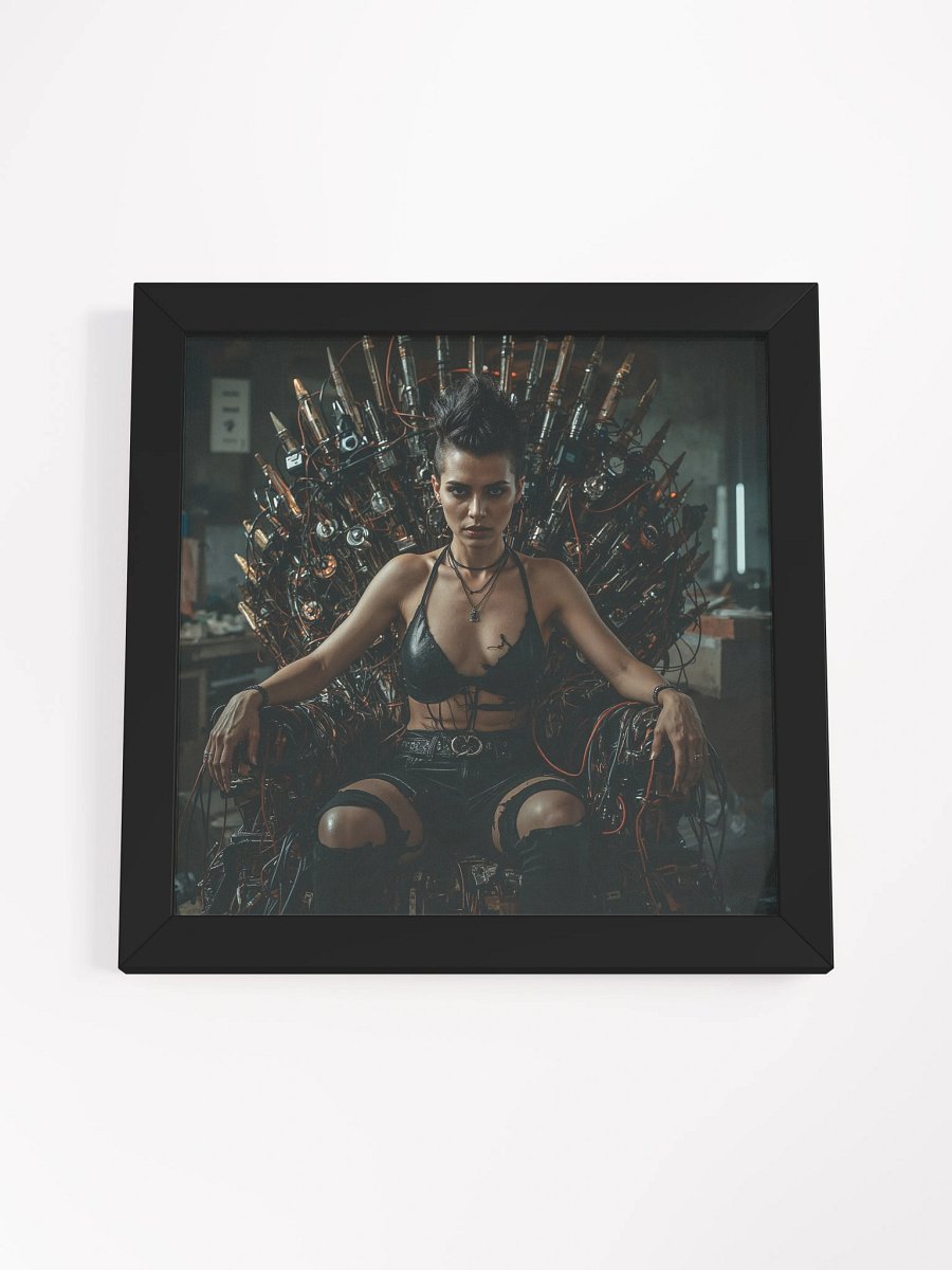 Wired Throne Framed Print product image (16)