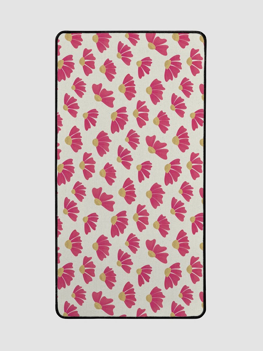 Cosmic Bloom Falling Flowers Desk Mat product image (2)
