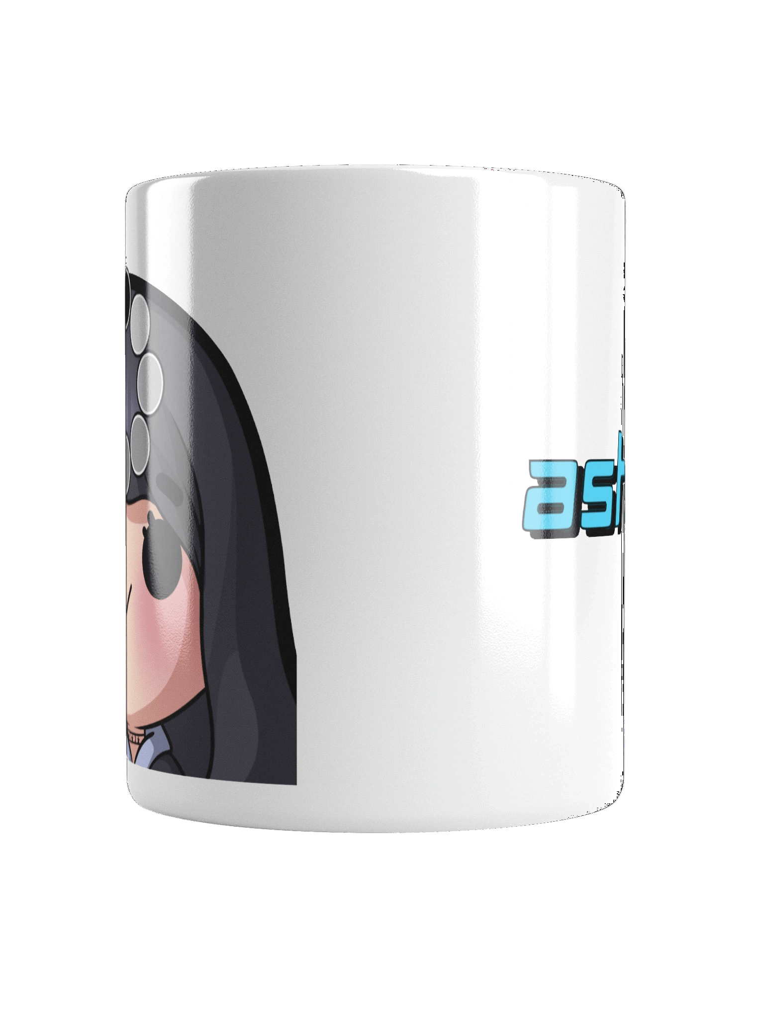 White Mug Blue/Black Logo Loading product image (6)