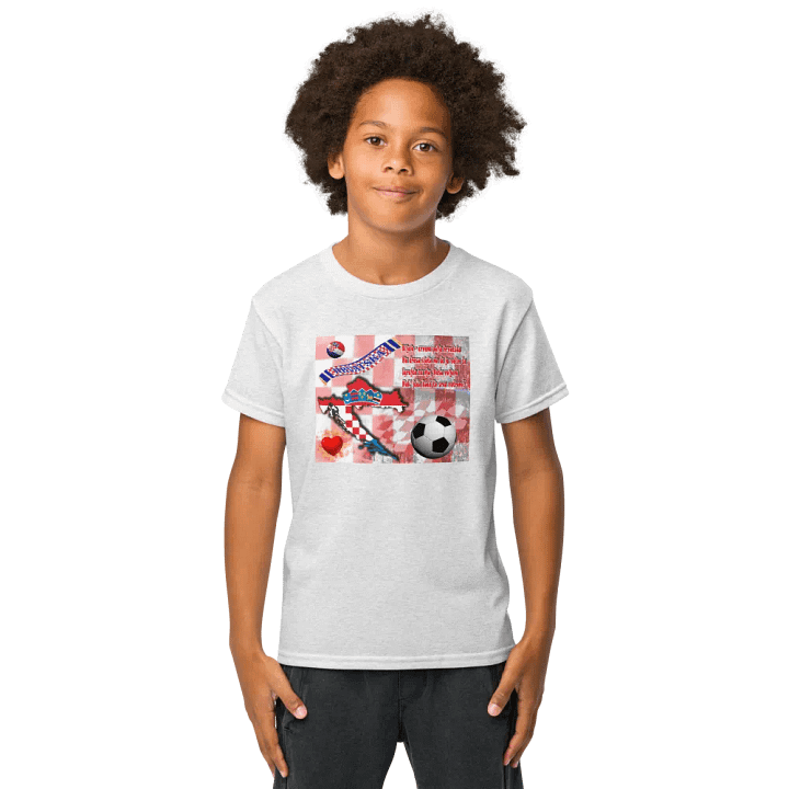 Srce Vatreno - (Photoshop by Dina R.) - Gildan Youth Sports Tee product image (2)