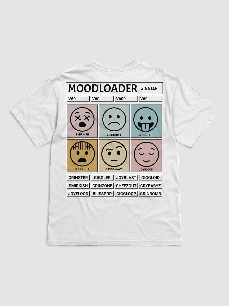 Emotion Expressions Illustrated T-Shirt product image (2)