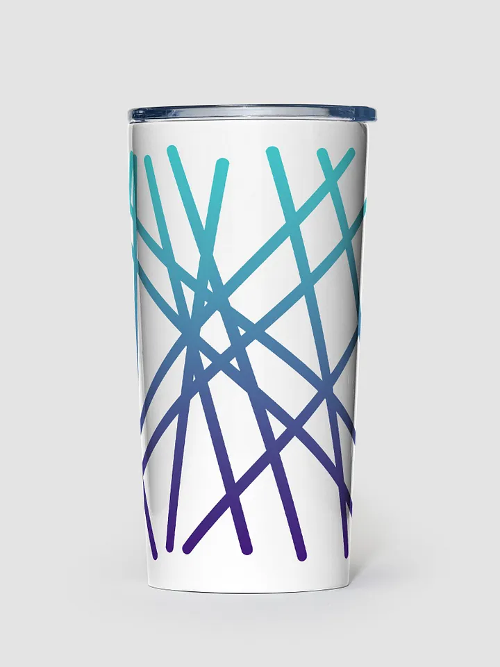 20oz Stainless Steel Tumbler w/ OG Blue Lines product image (1)