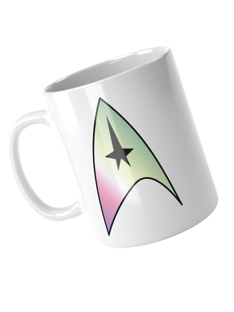 Genderfae Pride Gradient Starfleet Mug product image (3)