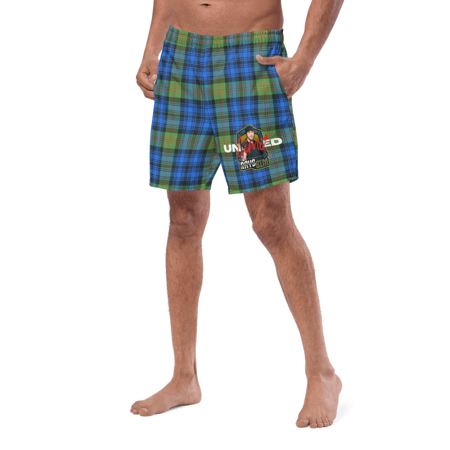 Unravelled Tartan Paradise Swim Trunks product image (7)