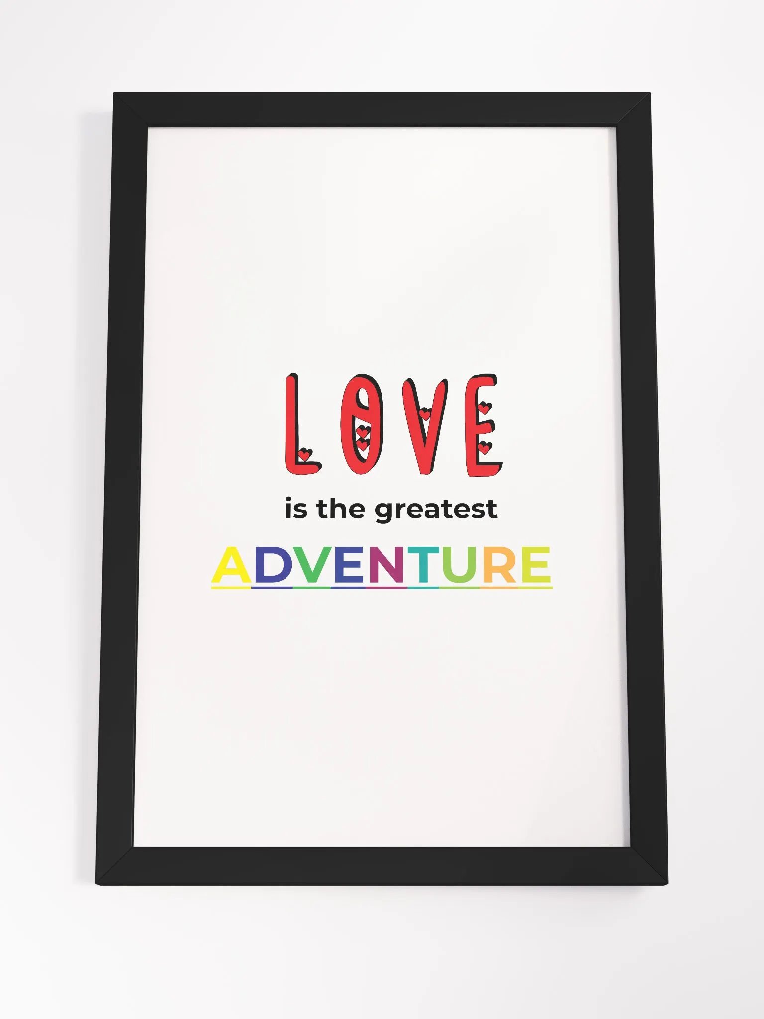 LOVE IS THE GREATEST ADVENTURE. HEART, LOVE, PROFILE, RED, PUNK, RETRO, VINTAGE, ADVENTURE, VALENTINES DAY, ROMANTIC, ROMANCE, COUPLE, GIRLFRIEND, BOYFRIEND, HUSBAND, WIFE product image (4)