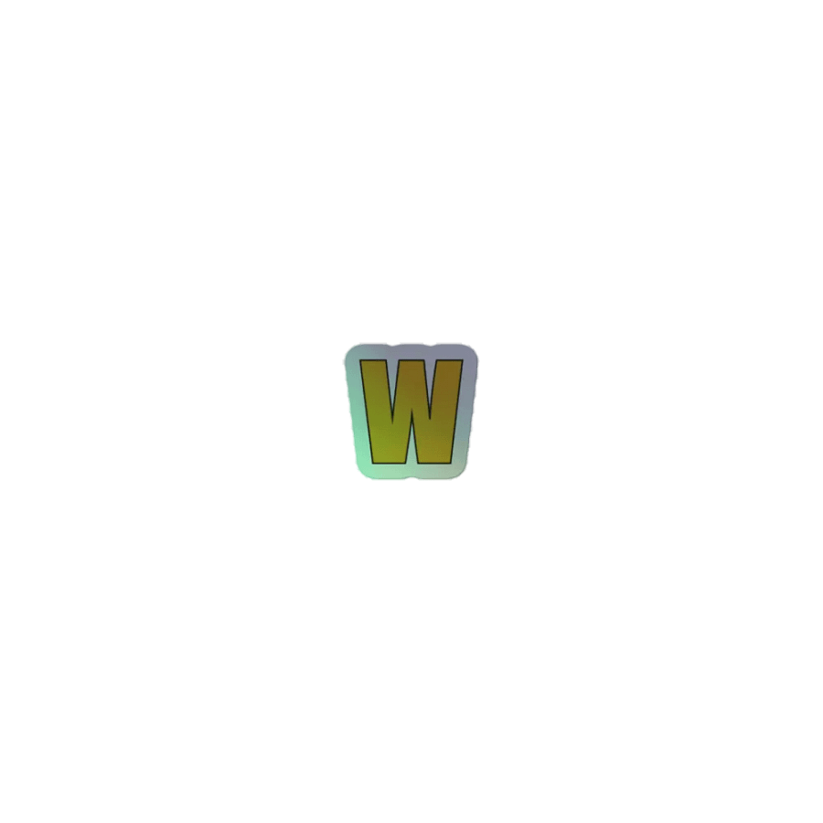 W sticker product image (1)