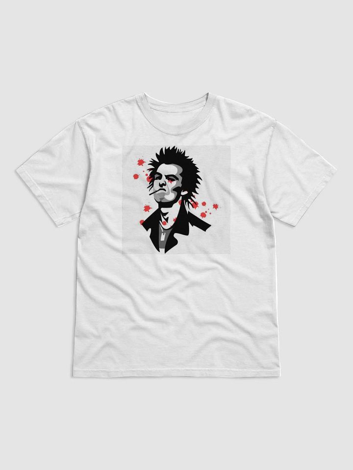 Sid Vicious in Banksy style t shirt product image (1)