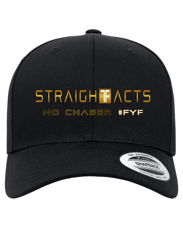 Straight Facts No Chaser FYF - Black Snapback product image (1)