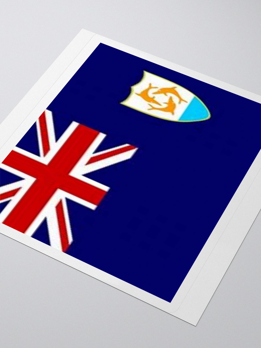 Exclusive Anguilla Flag Kiss-Cut Stickers - High-Quality Vinyl, Multiple Sizes product image (9)