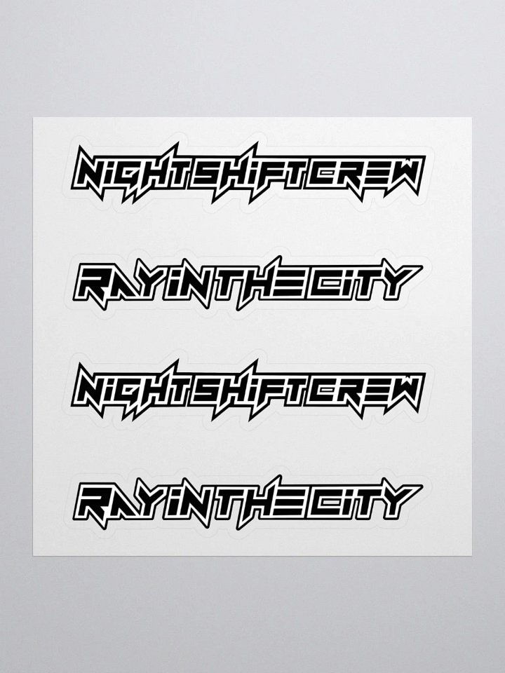 NightShiftCrew & RayInTheCity Stickers product image (2)