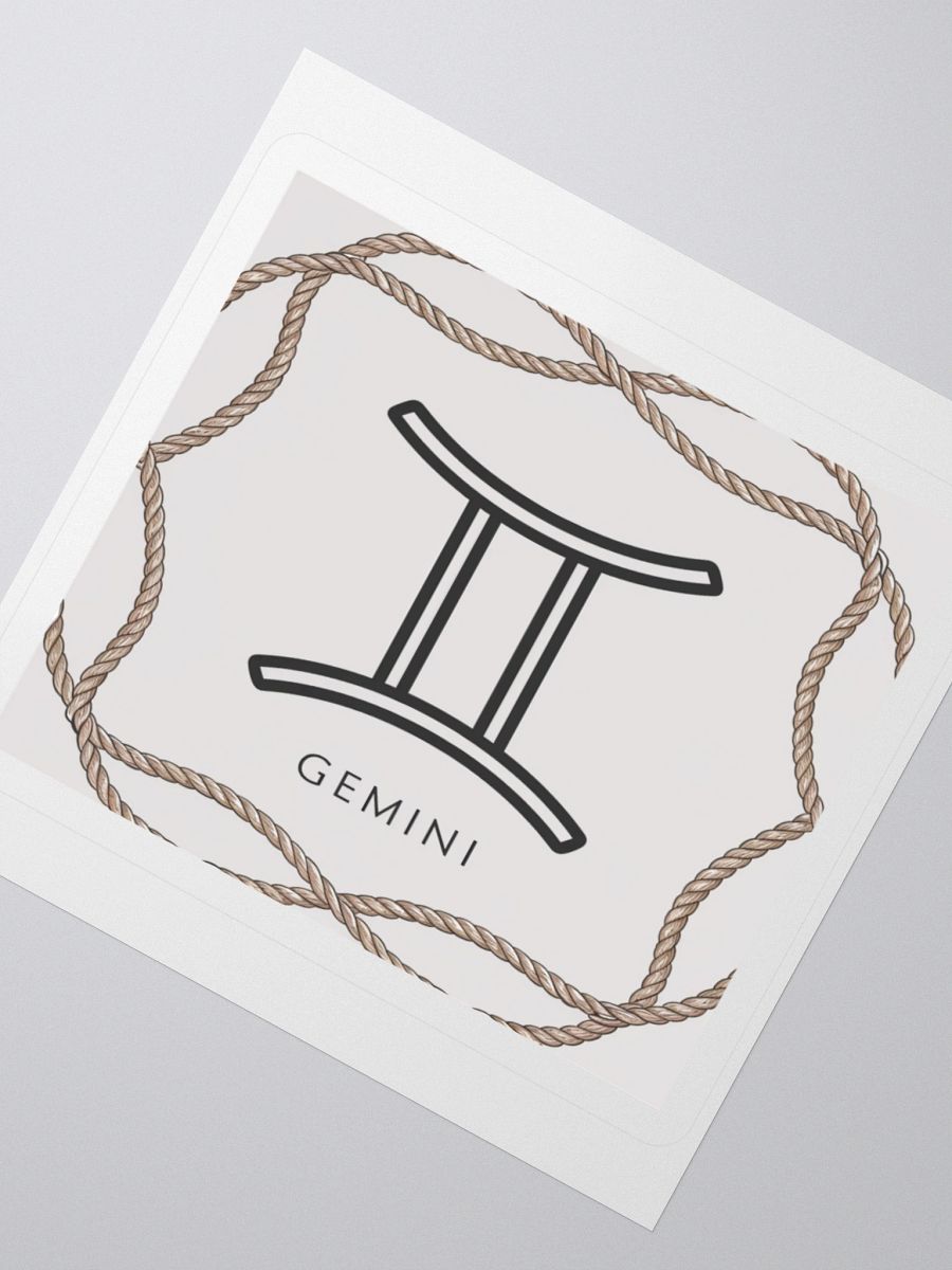 Gemini Zodiac Rope Sticker product image (6)