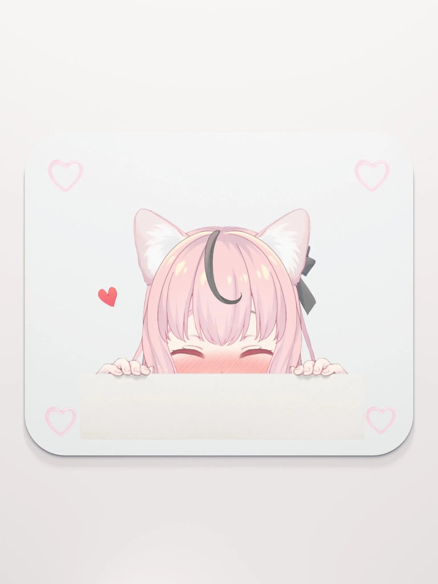 Lil peeking n Blushing Mouse Pad product image (2)