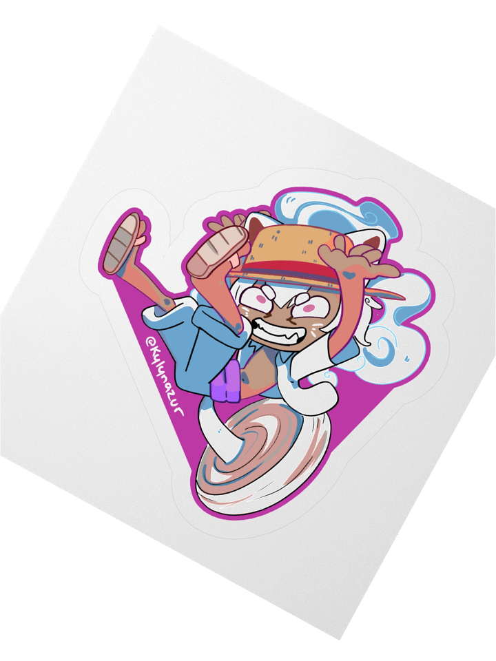 Pluffy D. Monkey Sticker product image (6)