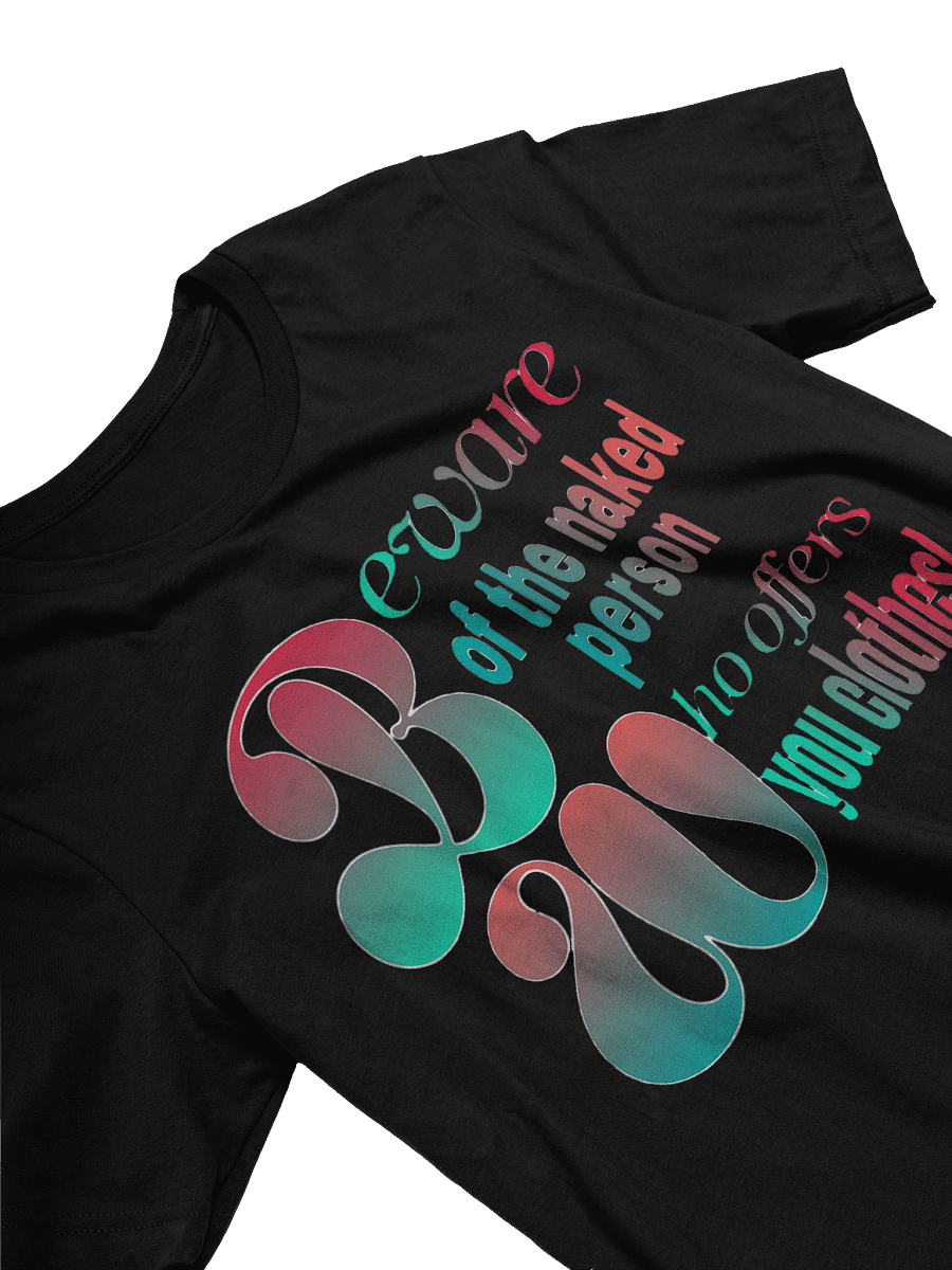 Bold Typography Unisex T-Shirt product image (10)