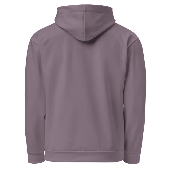 Plain Faded Orchid Grey Soft Summer Unisex Recycled Polyester Heavyweight Premium Hoodie by Treasure Pie product image (2)