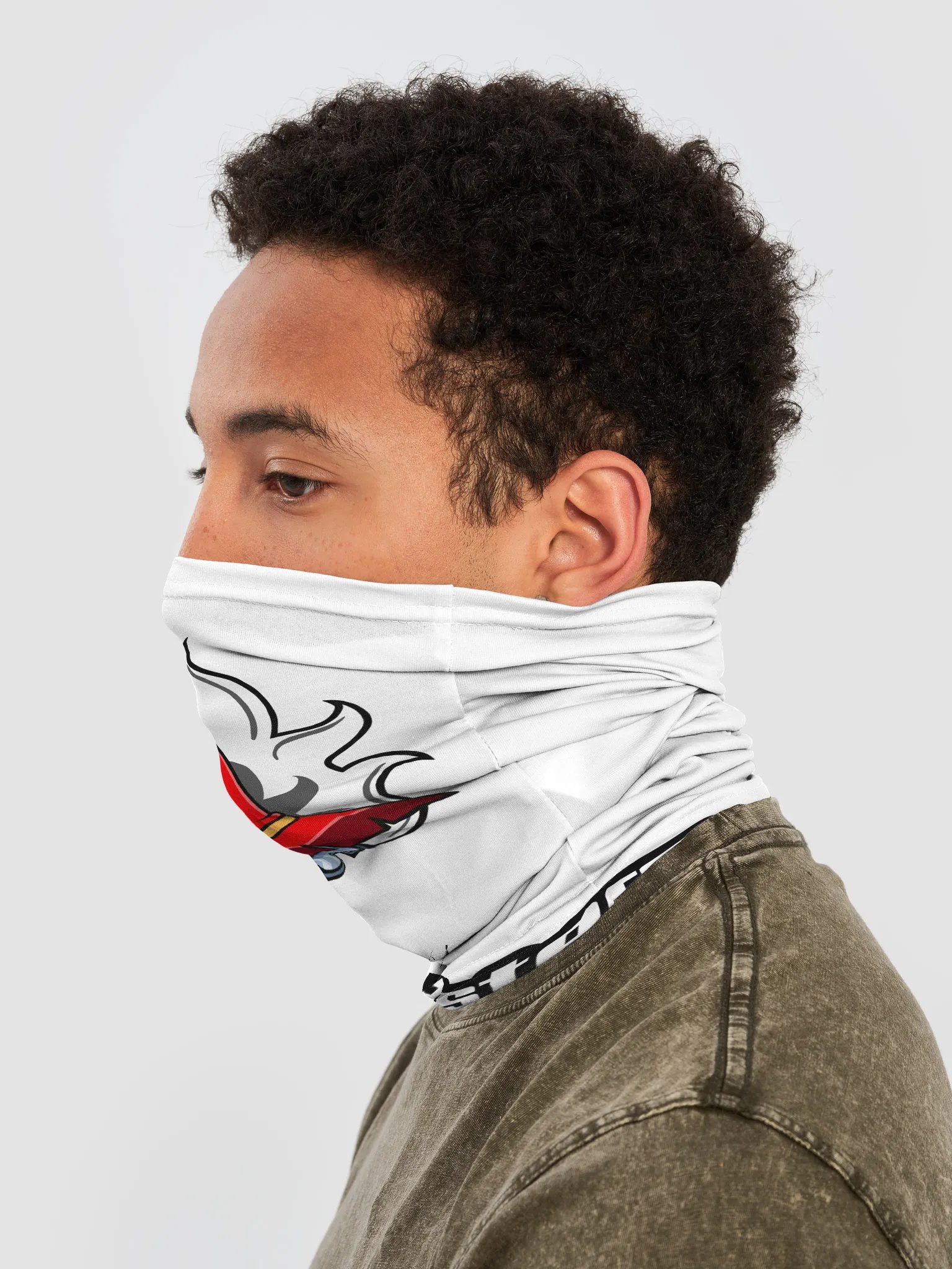 ClutchCasters Flame Logo Facemask product image (3)