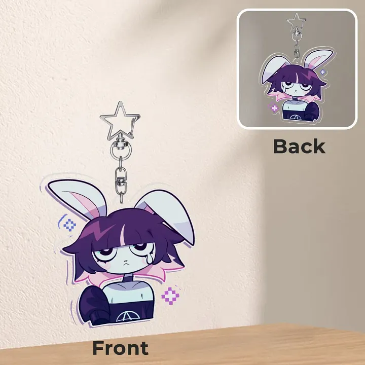 Delulu Bust Keychain product image (2)