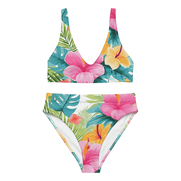 Paradise Palms High-Waisted Bikini product image (1)