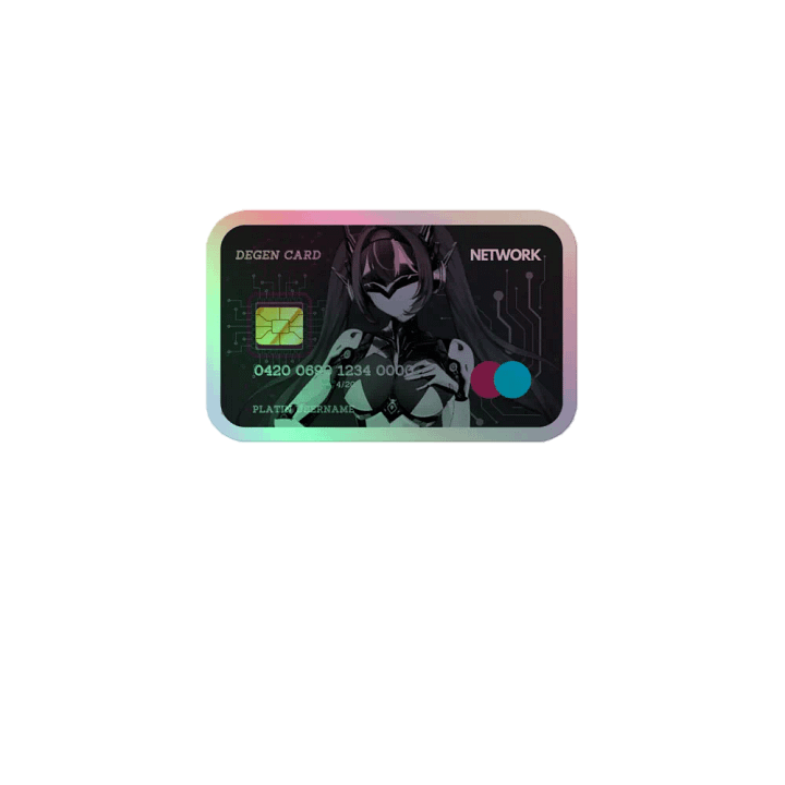 Degen Member Card! Sticker product image (1)