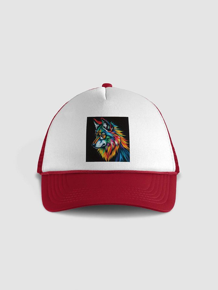 Vibrant Wolf Foam Trucker Hat product image (1)