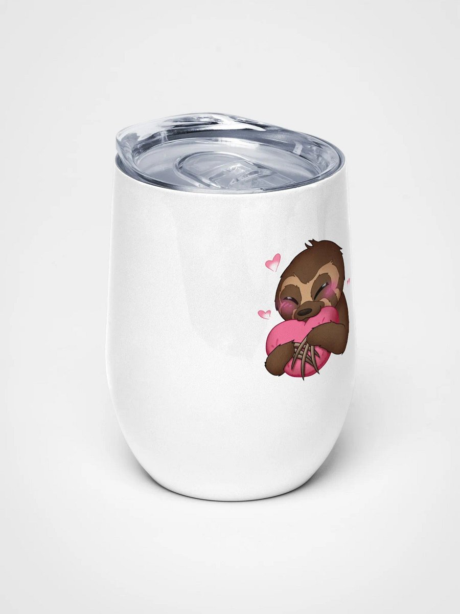 Blushing Sloth Wine Tumbler product image (5)