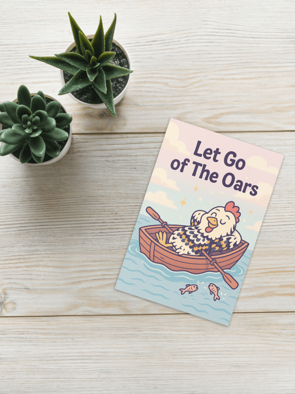 Abrahen Chicks - Let Go Of The Oars Card product image (1)