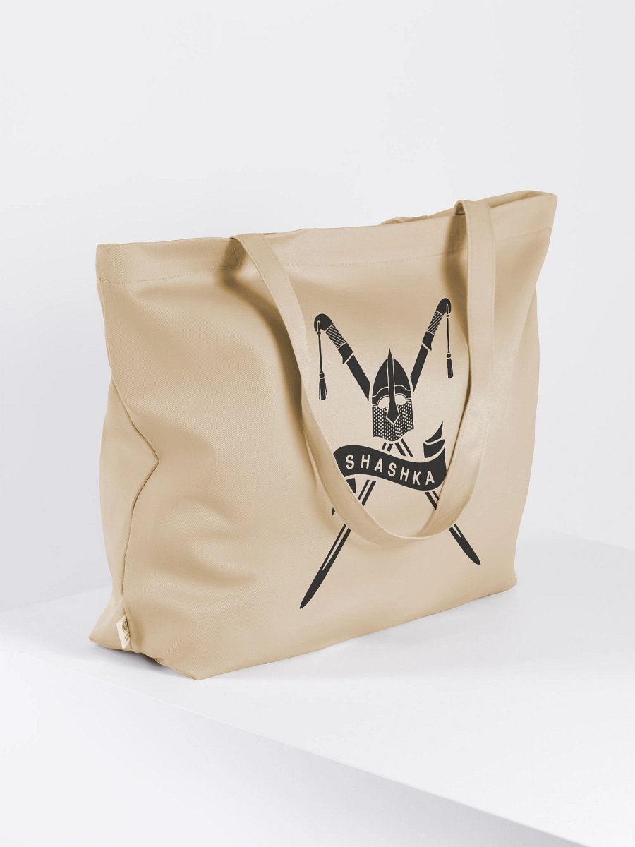 Organic Cotton Tote - black Shashka product image (4)