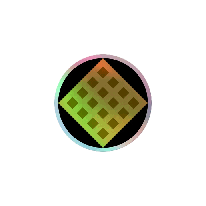 Holo WaffleSticker product image (1)