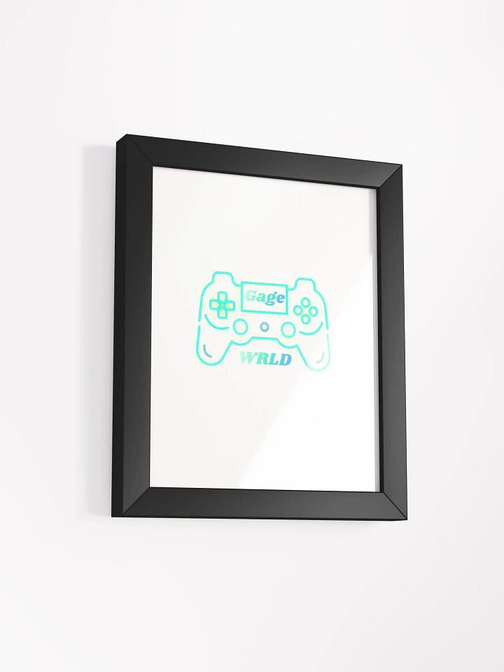 Gage WRLD Controller Framed High-Quality Matte Poster product image (35)