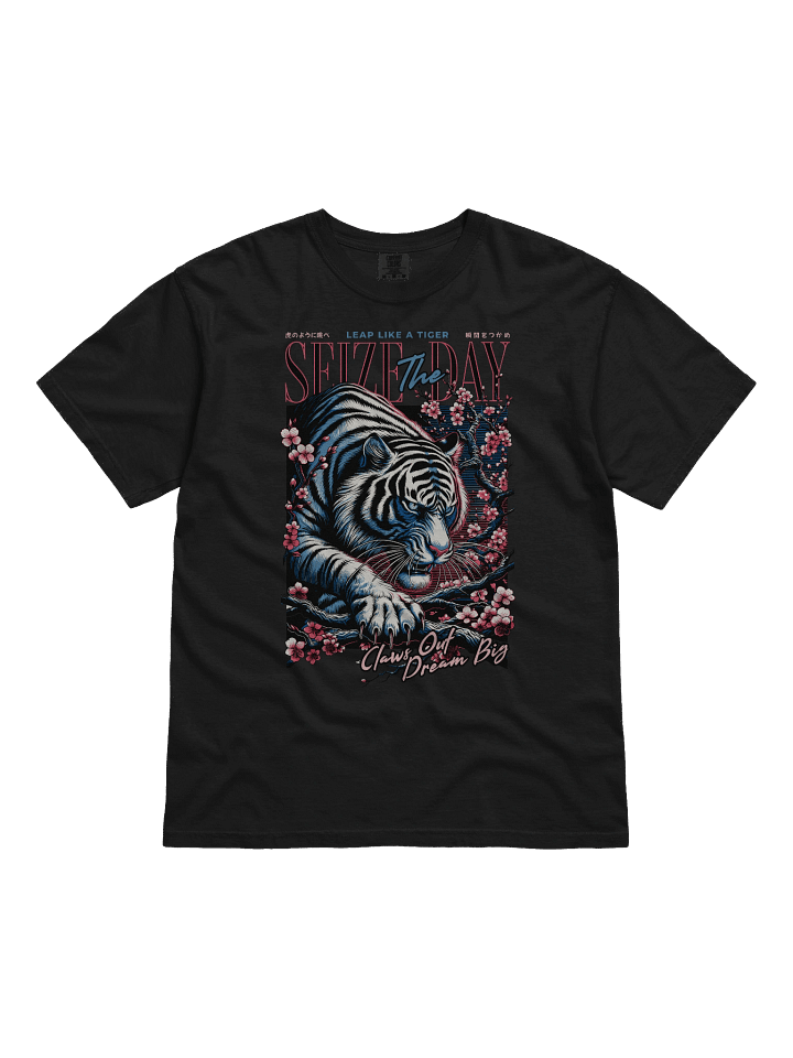 Stand Out with Our Eye-Catching Tiger Graphic T-Shirt Design product image (1)