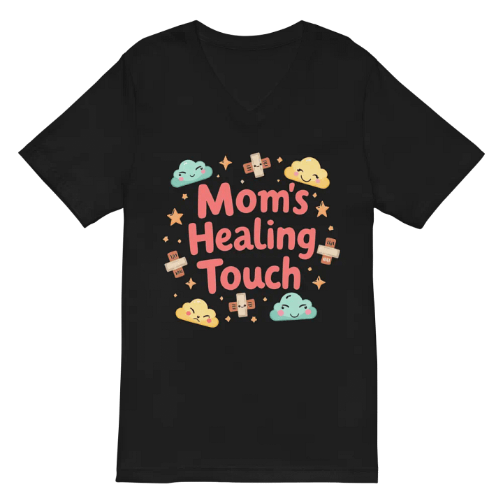 Mom's Healing Touch V-Neck Tee product image (3)
