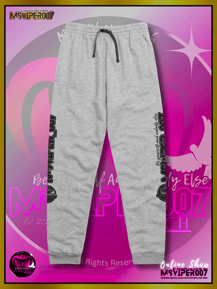 Pants - "MsViper_007™ Brand" [grey/blk] - Support&Sport" Cozy Comfort Jogger Pants By Anna H. product image (1)