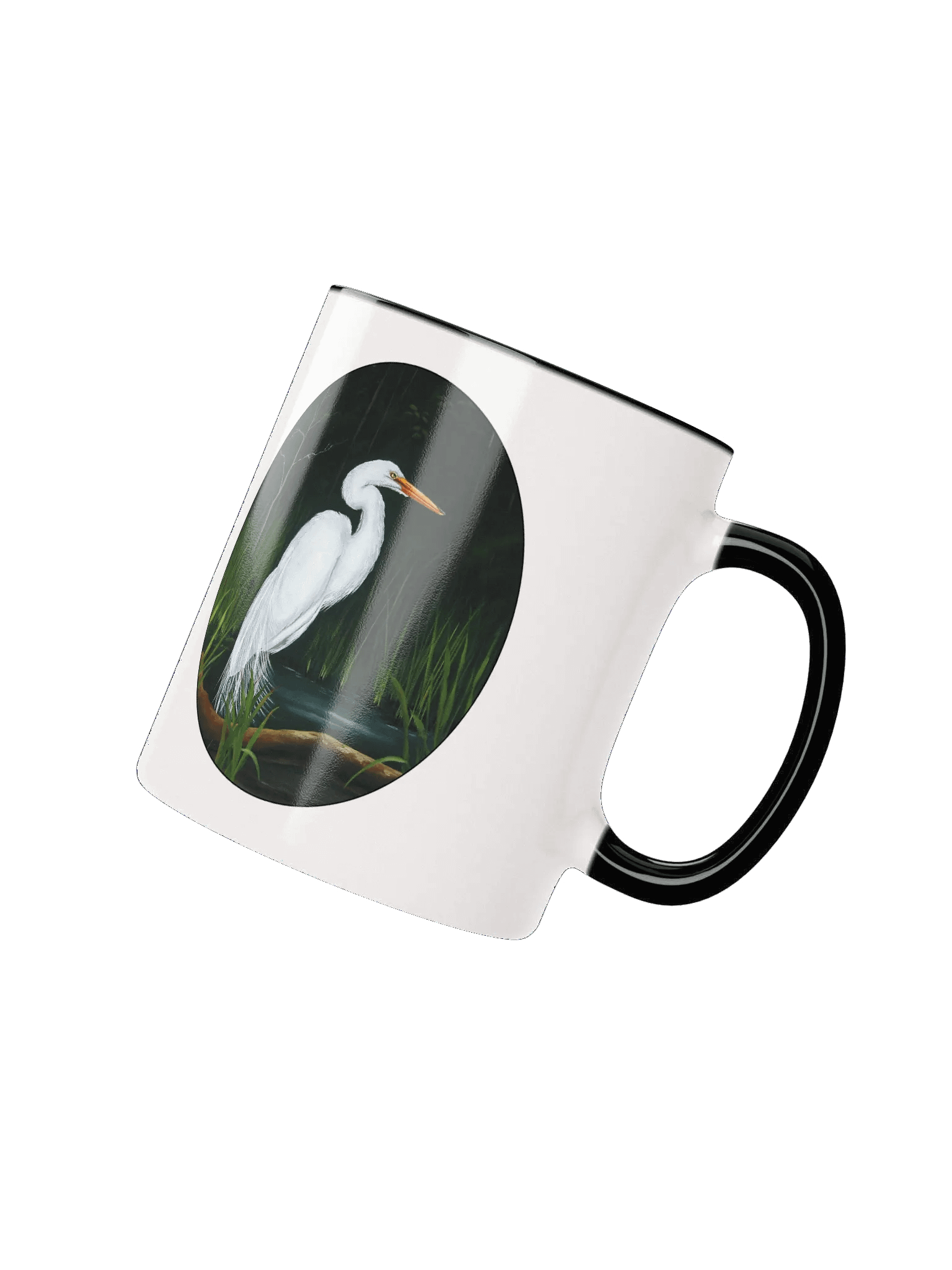 Egret Elegance Ceramic Mug product image (10)