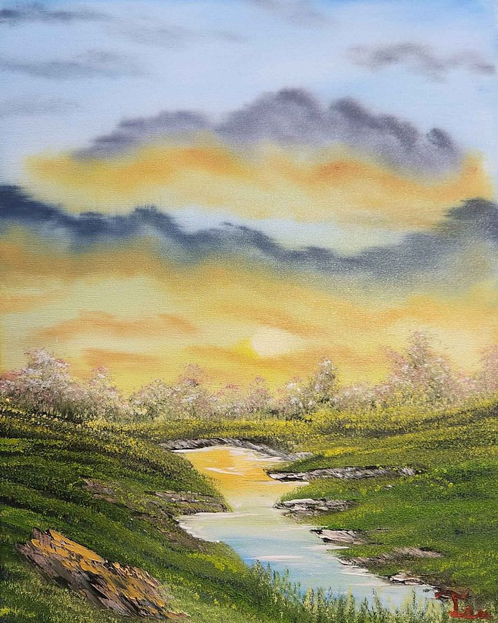 The Resurrection Morning (Original) 16x20 Canvas product image (1)