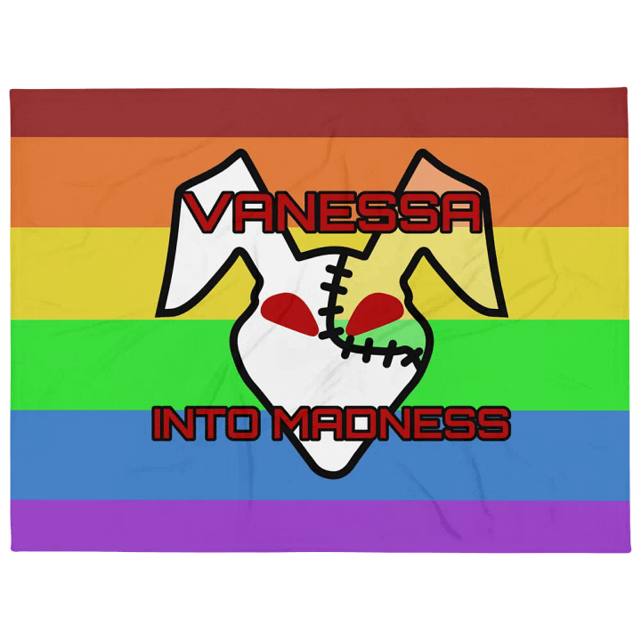 Vanessa Into Madness Rainbow Blanket product image (1)