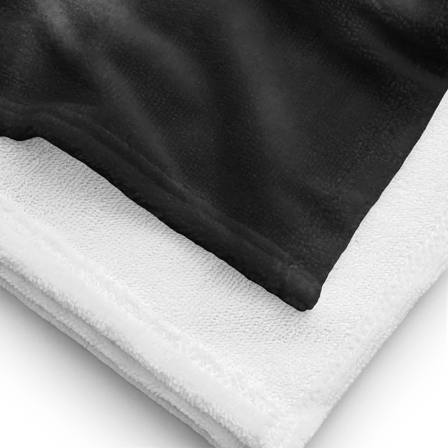 valerian dragons towel (blackXred trim) product image (5)