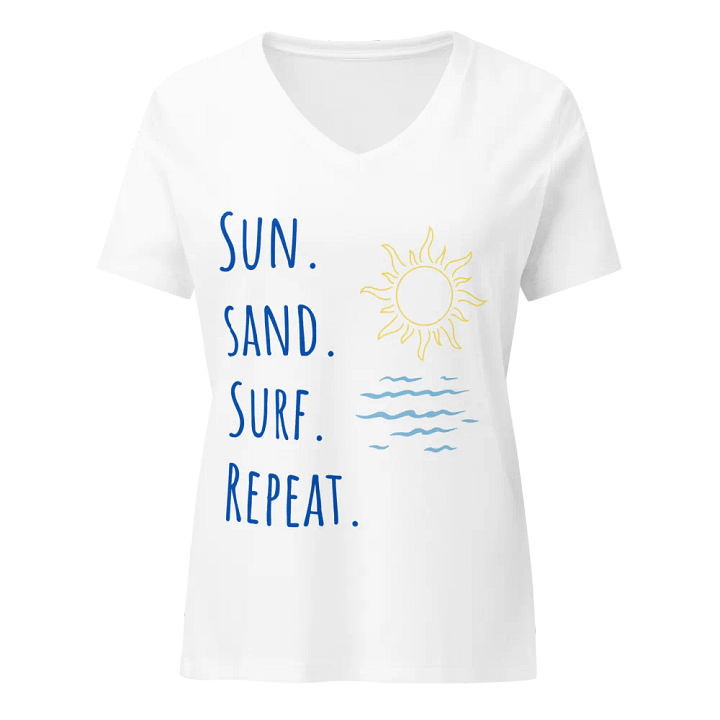 Sun, Sand, Surf V-Neck Tee product image (1)