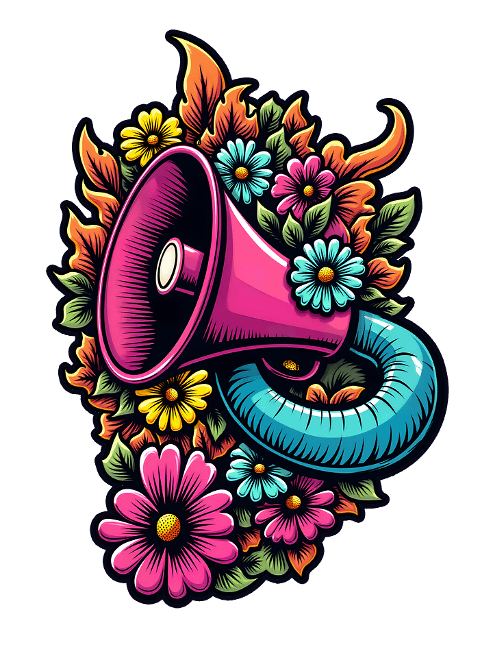 Floral Megaphone Shirt product image (1)