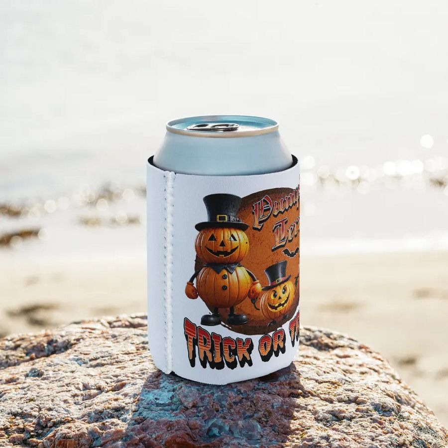 Pumpkin Terror Trick Or Treat Can Cooler product image (9)
