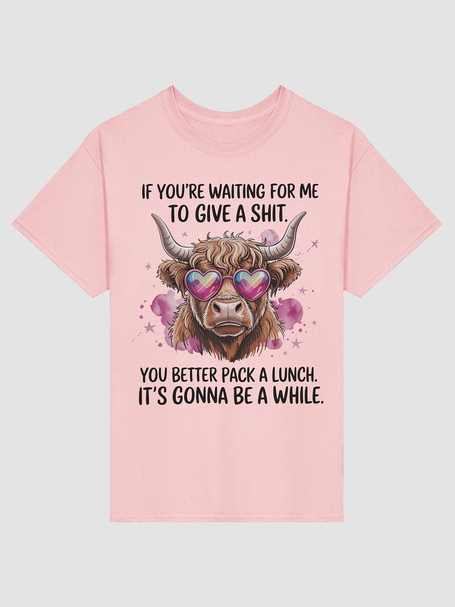 Highland Cow Heart Sunglasses Tee product image (1)