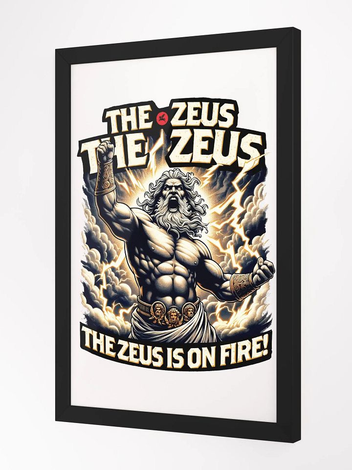 Zeus is on fire Poster product image (2)