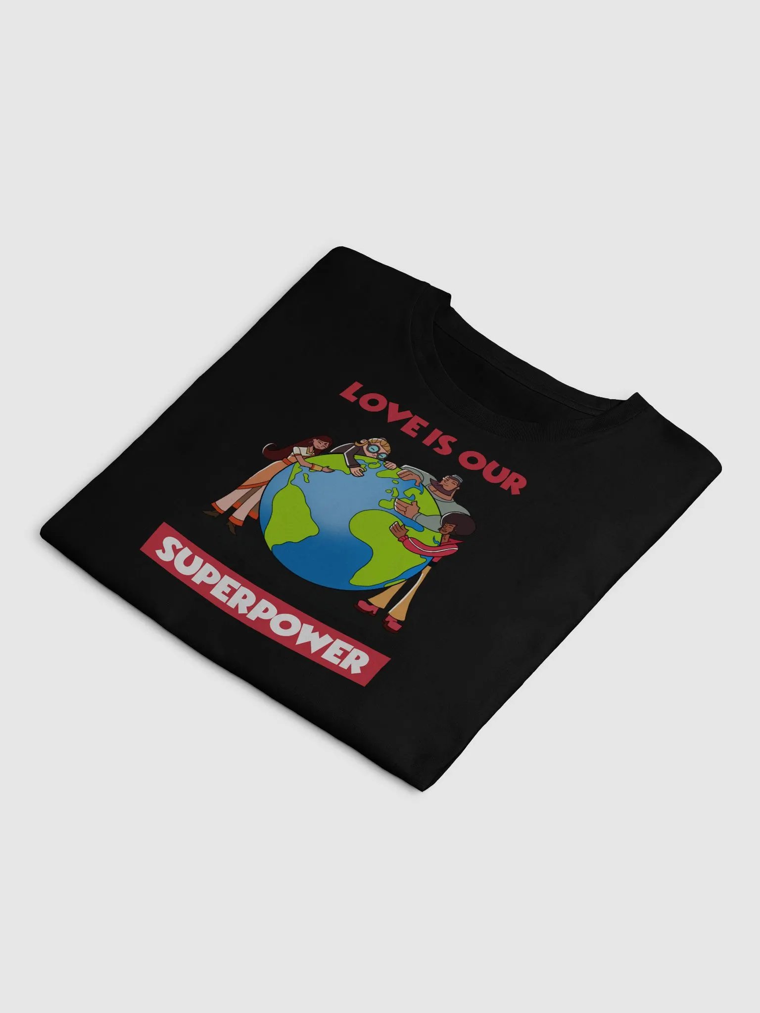 Love is our Superpower | God’s Gang Women's Crop Top product image (6)