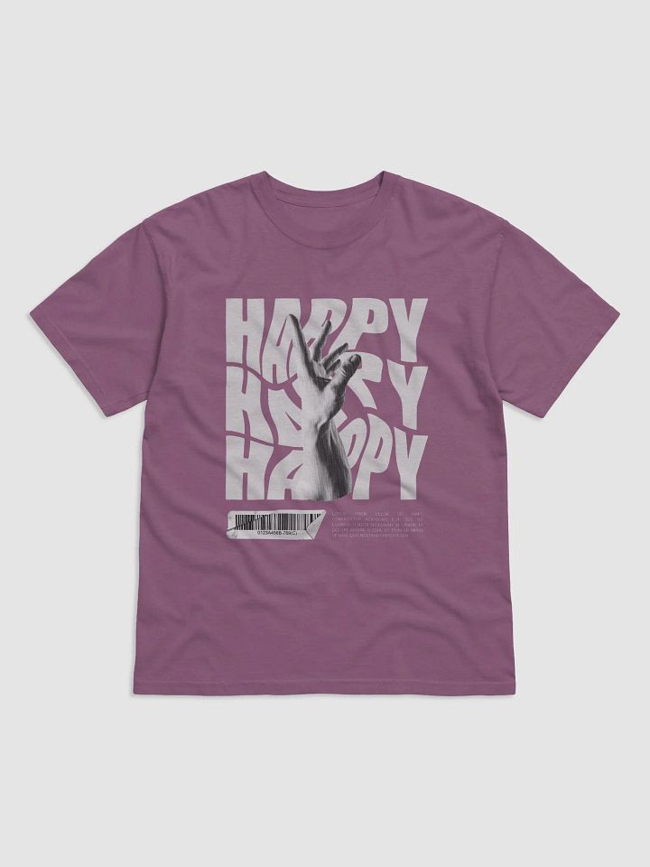 Happy Gesture Barcode T-Shirt product image (1)