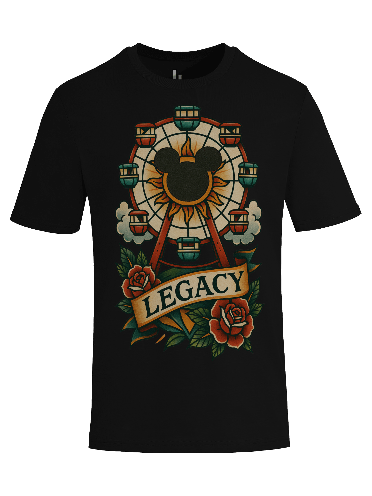 Neo-Traditional California Adventure Tee | Black product image (8)