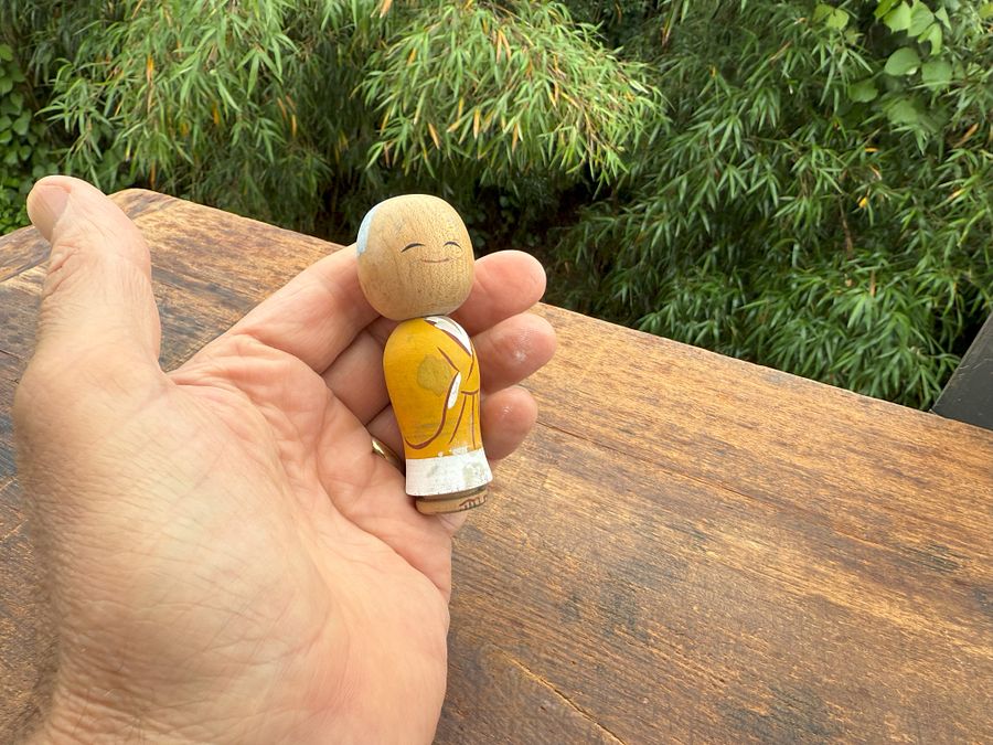 🎎 Buddhist Priest Kokeshi Doll – Japan Antique Roadshow product image (5)